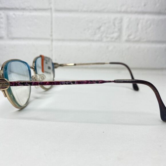 Marcolin Fantasy Gold MOD. 7143 Eyeglasses Frame full Rim 55[]17-135 H2614 - Picture 2 of 7